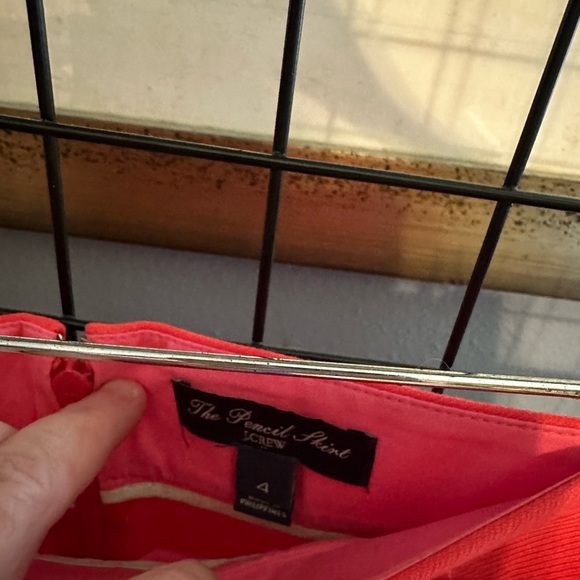 J. Crew Red Knee-Length Pencil Skirt Casual - Picture 5 of 5